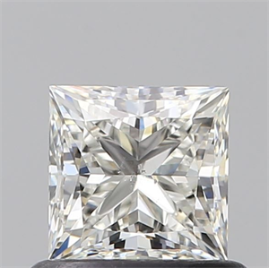 Foto Diamante Natural 0.70 quilates, Princesa , Color I, claridad SI1 y certificado GIA de
