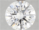 Lab Grown Diamond 3.06 Carats, Round with Ideal Cut, E Color, VVS2 Clarity and Certified by IGI