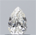 Diamante Natural 0.41 quilates, De pera , Color G, claridad VVS2 y certificado GIA