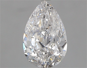 Picture of Natural Diamond 1.24 Carats, Pear with  Cut, D Color, I1 Clarity and Certified by GIA