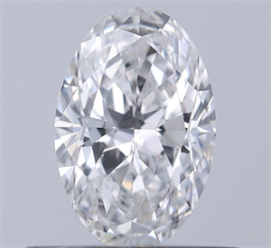 Picture of Natural Diamond 0.50 Carats, Oval with  Cut, E Color, SI1 Clarity and Certified by GIA