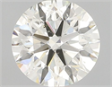 Natural Diamond 0.90 Carats, Round with Excellent Cut, L Color, SI2 Clarity and Certified by GIA