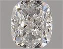 Natural Diamond 0.70 Carats, Cushion with  Cut, H Color, SI1 Clarity and Certified by GIA