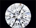 Del inventario de diamantes de laboratorio, 2.08 quilates, Redondo , Color D, claridad VVS2 y certificado IGI