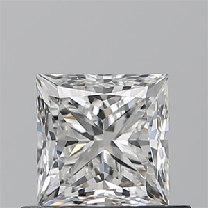 Picture of Natural Diamond 0.70 Carats, Princess with  Cut, H Color, VS2 Clarity and Certified by GIA
