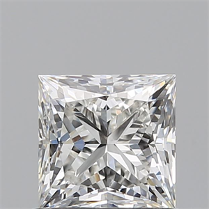 Picture of Natural Diamond 0.73 Carats, Princess with  Cut, G Color, VS2 Clarity and Certified by GIA