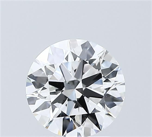 Picture of Lab Grown Diamond 1.52 Carats, Round with Ideal Cut, F Color, VVS2 Clarity and Certified by IGI
