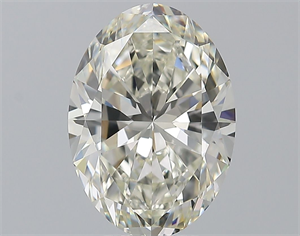 Foto Diamante Natural 4.01 quilates, Ovalado , Color J, claridad VVS1 y certificado GIA de