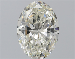 Foto Diamante Natural 4.01 quilates, Ovalado , Color J, claridad VVS1 y certificado GIA de