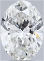 Diamante Natural 2.50 quilates, Ovalado , Color I, claridad SI2 y certificado GIA