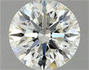 Natural Diamond 1.01 Carats, Round with Excellent Cut, H Color, VVS2 Clarity and Certified by IGI