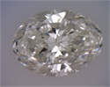 Natural Diamond 1.70 Carats, Oval with  Cut, I Color, SI2 Clarity and Certified by GIA
