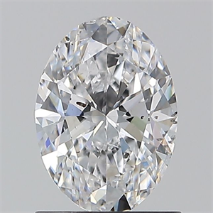 Foto Diamante Natural 1.01 quilates, Ovalado , Color D, claridad SI2 y certificado GIA de