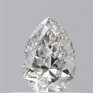 Foto Diamante Natural 0.30 quilates, De pera , Color G, claridad VS2 y certificado GIA de