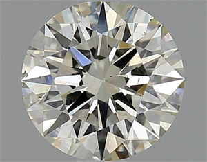 Picture of Natural Diamond 1.12 Carats, Round with Excellent Cut, I Color, SI1 Clarity and Certified by IGI