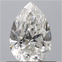 Diamante Natural 0.51 quilates, De pera , Color F, claridad VS2 y certificado GIA