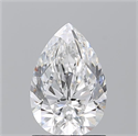 Natural Diamond 1.40 Carats, Pear with  Cut, E Color, VS1 Clarity and Certified by GIA