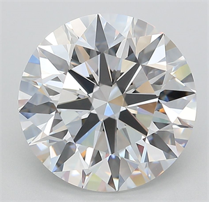 Picture of Lab Grown Diamond 5.42 Carats, Round with Ideal Cut, D Color, IF Clarity and Certified by IGI
