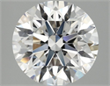 Lab Grown Diamond 3.07 Carats, Round with Excellent Cut, F Color, VVS2 Clarity and Certified by IGI