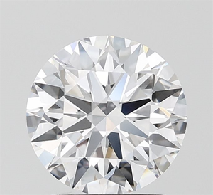 Picture of Lab Grown Diamond 2.10 Carats, Round with Ideal Cut, D Color, VVS1 Clarity and Certified by IGI
