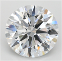 Lab Grown Diamond 2.91 Carats, Round with Ideal Cut, D Color, IF Clarity and Certified by IGI