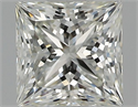 Natural Diamond 1.01 Carats, Princess with  Cut, J Color, VS1 Clarity and Certified by GIA