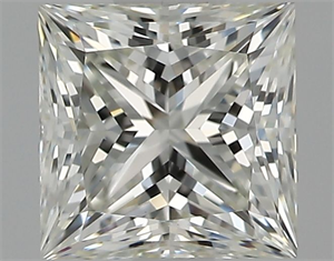 Picture of Natural Diamond 1.01 Carats, Princess with  Cut, J Color, VS1 Clarity and Certified by GIA