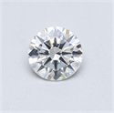 Diamante Natural 0.50 quilates, Redondo , Color F, claridad SI2 y certificado GIA