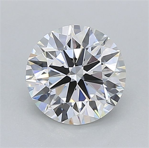 Picture of Lab Grown Diamond 1.03 Carats, Round with Ideal Cut, D Color, VVS2 Clarity and Certified by IGI
