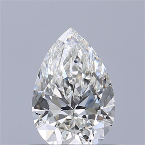 Foto Diamante Natural 0.51 quilates, De pera , Color G, claridad VVS1 y certificado GIA de