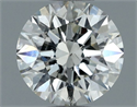 Natural Diamond 0.71 Carats, Round with Excellent Cut, J Color, SI1 Clarity and Certified by IGI