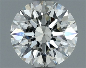 Picture of Natural Diamond 0.71 Carats, Round with Excellent Cut, J Color, SI1 Clarity and Certified by IGI
