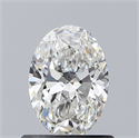 Natural Diamond 0.72 Carats, Oval with  Cut, G Color, VS1 Clarity and Certified by GIA