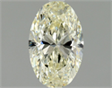Natural Diamond 1.01 Carats, Oval with  Cut, M Color, SI1 Clarity and Certified by GIA
