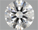 Natural Diamond 0.70 Carats, Round with Excellent Cut, H Color, SI1 Clarity and Certified by GIA