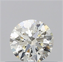 Diamante Natural 0.41 quilates, Redondo , Color J, claridad VVS1 y certificado GIA