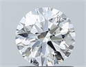 Diamante Natural 0.75 quilates, Redondo , Color F, claridad VS1 y certificado GIA
