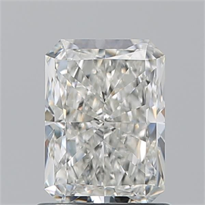 Picture of Natural Diamond 1.05 Carats, Radiant with  Cut, H Color, VS1 Clarity and Certified by GIA