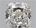 Natural Diamond 0.61 Carats, Cushion with  Cut, J Color, VVS1 Clarity and Certified by GIA
