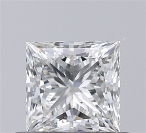 Foto Diamante Natural 0.50 quilates, Princesa , Color H, claridad SI1 y certificado GIA de