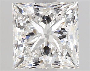 Picture of Natural Diamond 1.51 Carats, Princess with  Cut, E Color, VS1 Clarity and Certified by GIA