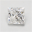 Diamante Natural 1.02 quilates, Princesa , Color F, claridad VS1 y certificado GIA