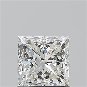 Picture of Natural Diamond 1.01 Carats, Princess with  Cut, J Color, VS1 Clarity and Certified by GIA