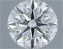 Natural Diamond 0.40 Carats, Round with Excellent Cut, E Color, SI1 Clarity and Certified by IGI