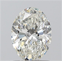 Natural Diamond 1.01 Carats, Oval with  Cut, I Color, VS2 Clarity and Certified by GIA