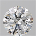 Diamante Natural 1.40 quilates, Redondo , Color G, claridad VVS2 y certificado GIA