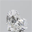 Natural Diamond 2.20 Carats, Heart with  Cut, F Color, VVS1 Clarity and Certified by GIA