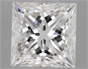 Natural Diamond 0.73 Carats, Princess with  Cut, G Color, IF Clarity and Certified by GIA