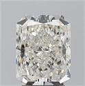 Natural Diamond 3.22 Carats, Radiant with  Cut, H Color, SI1 Clarity and Certified by IGI