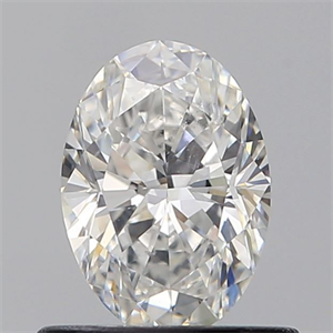 Picture of Natural Diamond 0.61 Carats, Oval with  Cut, F Color, SI1 Clarity and Certified by GIA